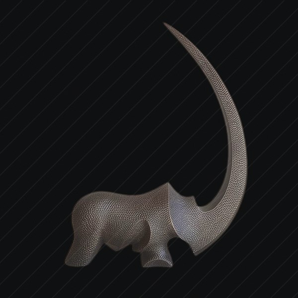 Mudhorn Sculpture preview
