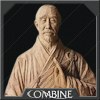 Meditative Jedi Wood Statue