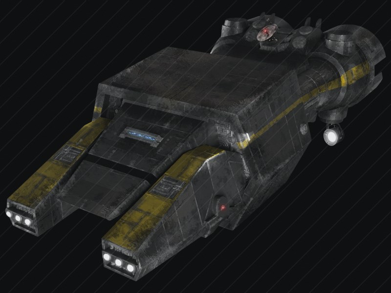 Black & Gold Brayl-Freighter "Search & Rescue" Custom Image preview