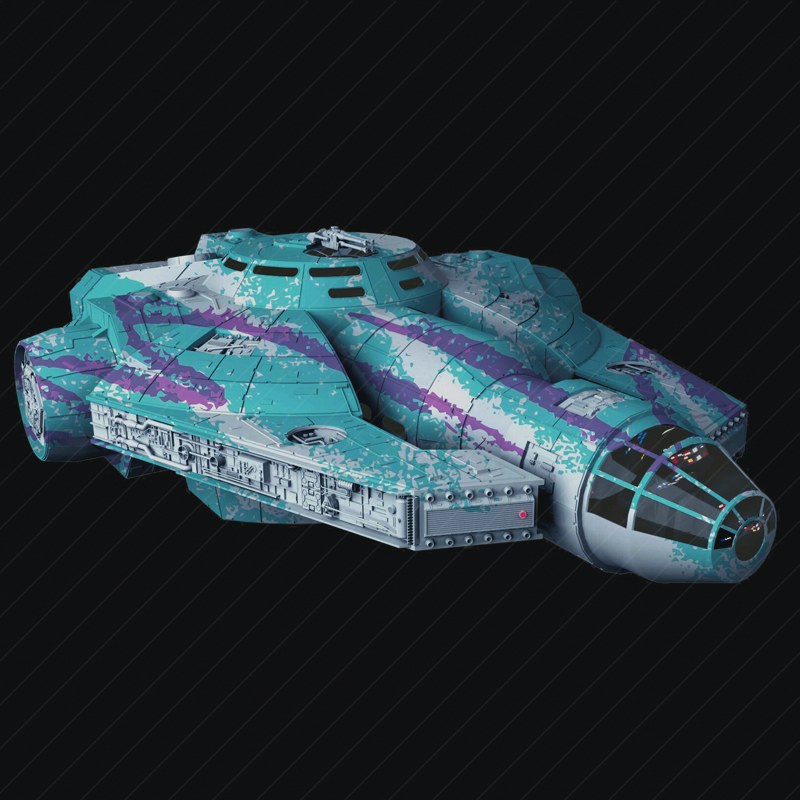 Teal and Purple Retro YT-2000 preview